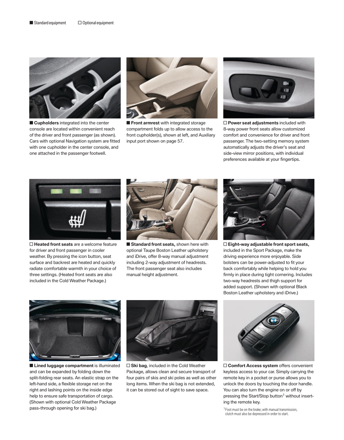 2009 BMW 1-Series Coupe Brochure Page 18
